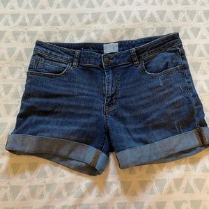 Caslon rolled denim boyfriend shorts